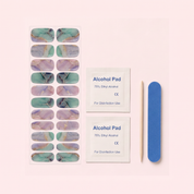 107 Mint Lilac Marble