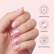 Pink Heart Swirl