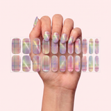 106 Pastel Plaid Cat Eye