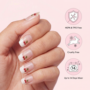 Cherry French Tips