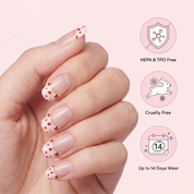 Heart French Tips