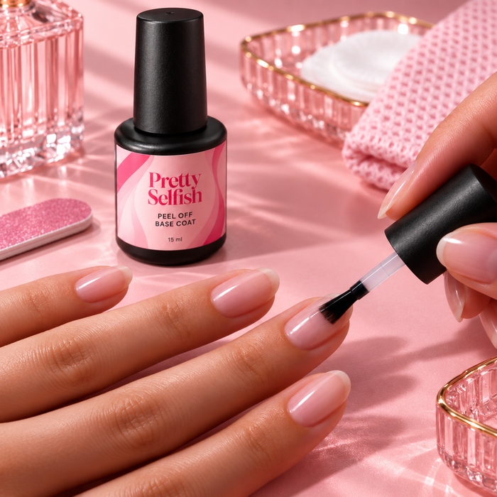 Apply the Peel-Off Base Coat