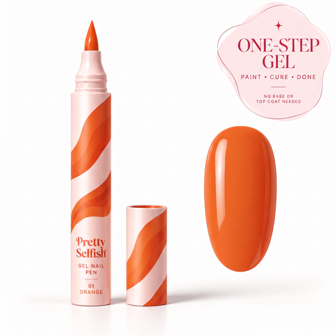 Gel Nail Pen - Orange