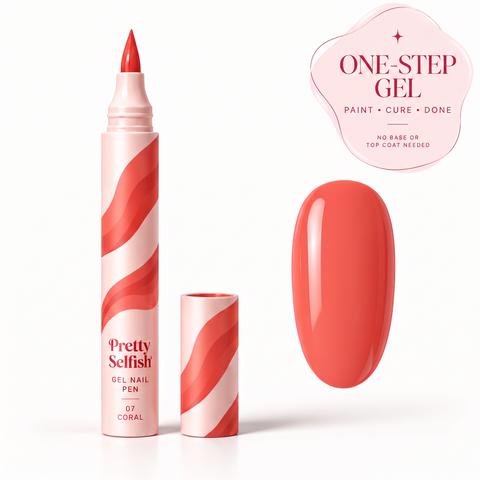 Gel Nail Pen - Coral