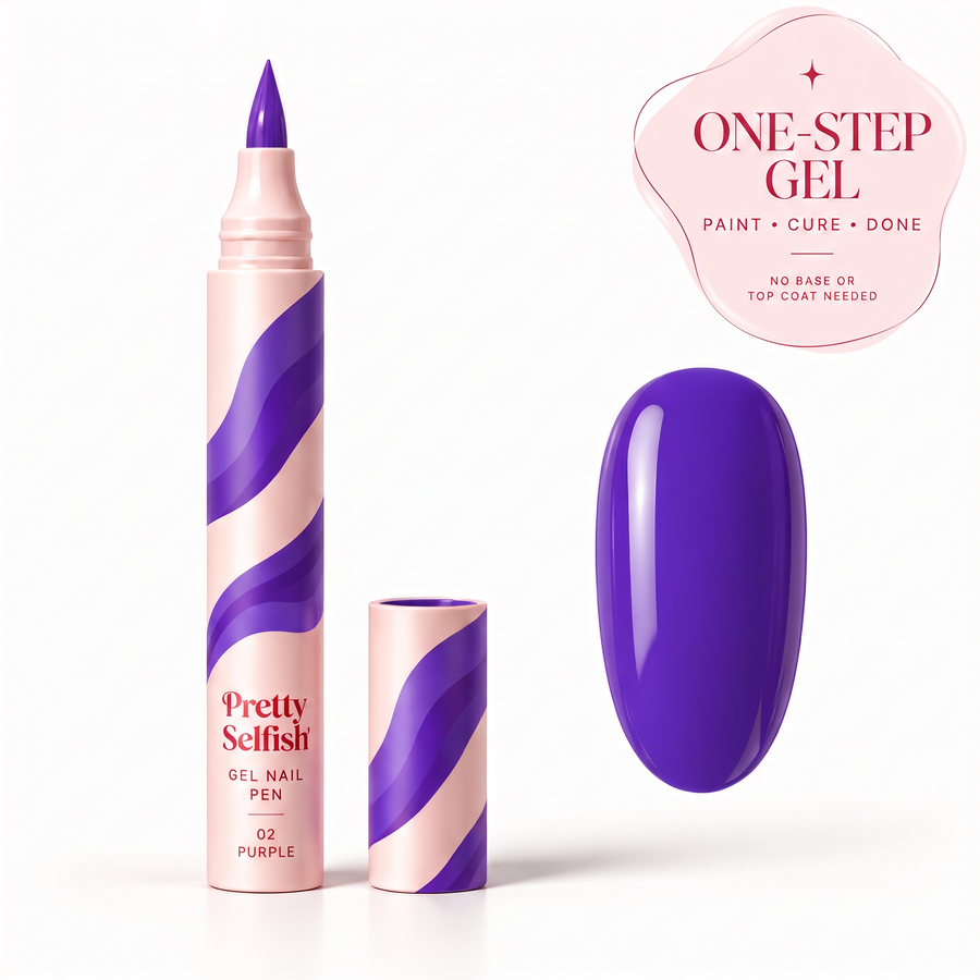 Gel Nail Pen - Purple
