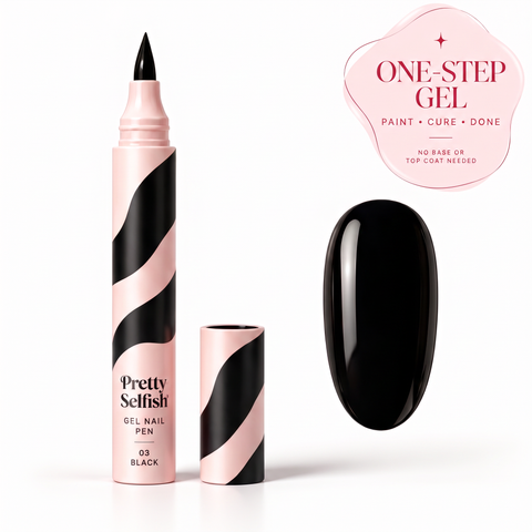 Gel Nail Pen - Black