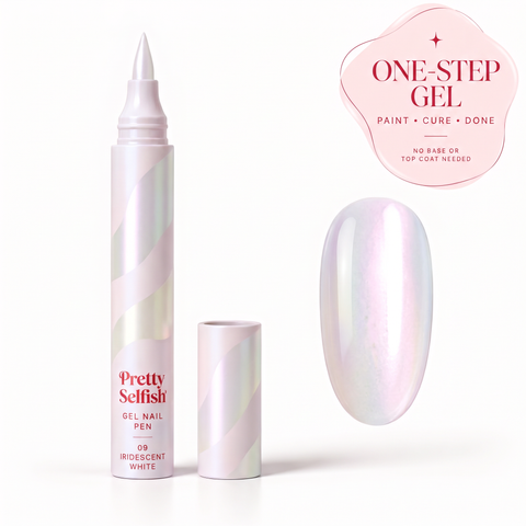 Gel Nail Pen - Iridescent White