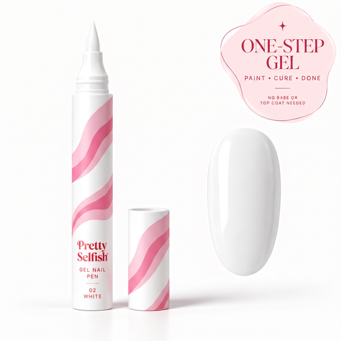Gel Nail Pen - White
