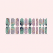 107 Mint Lilac Marble