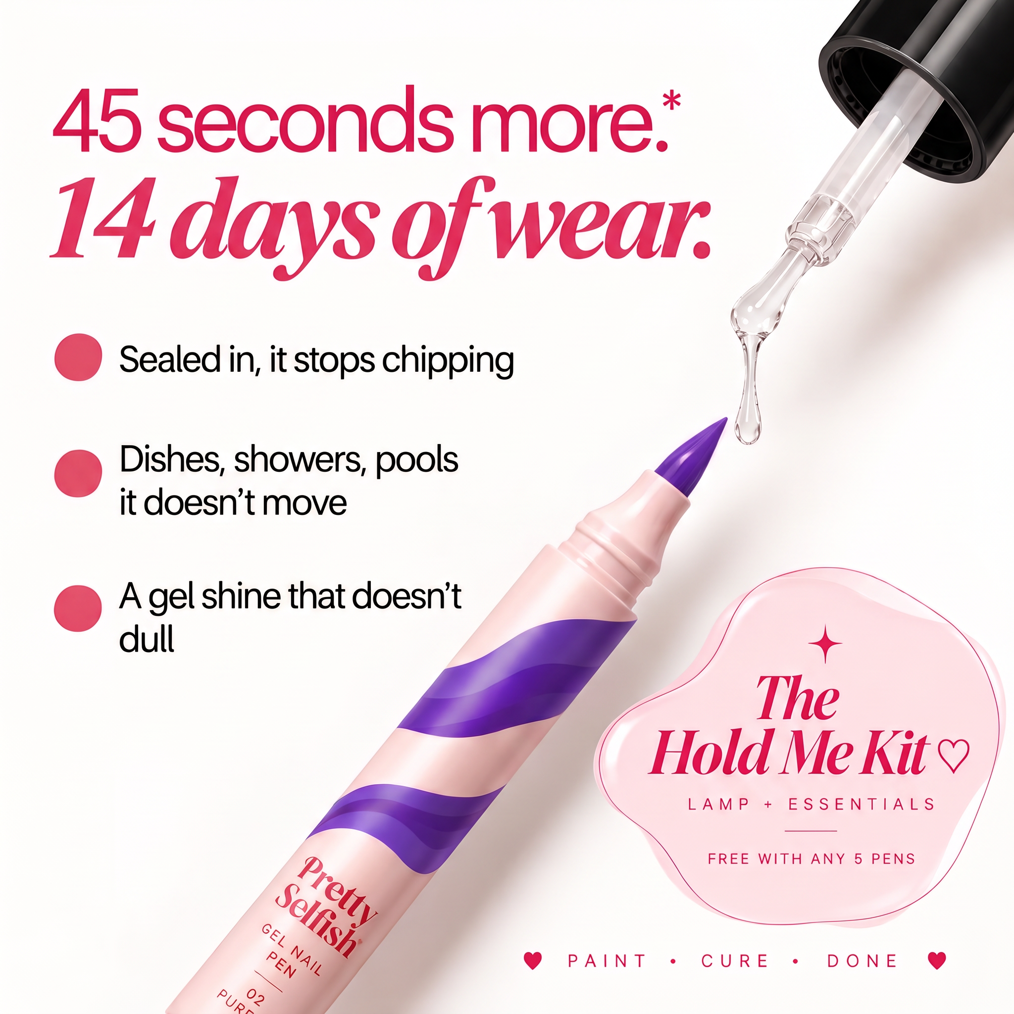Gel Nail Pen - Purple
