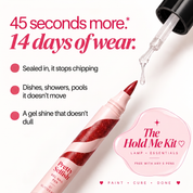 Gel Nail Pen - Glitter red