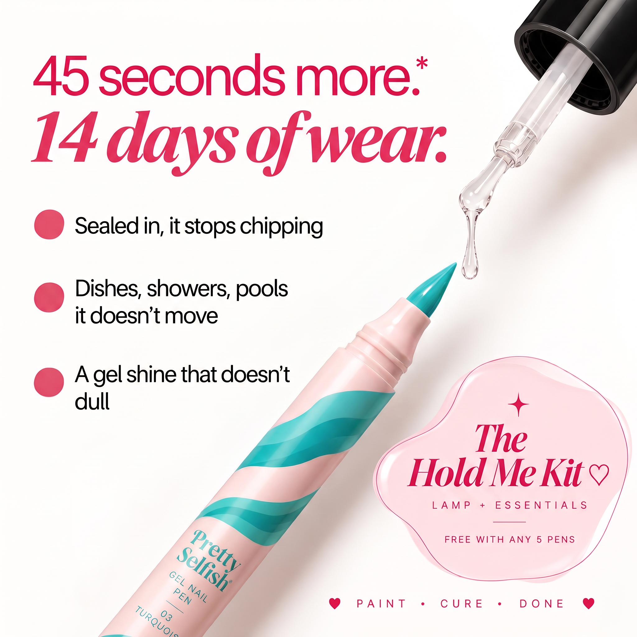 Gel Nail Pen - Turquoise